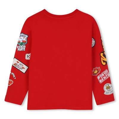 Maglietta a maniche lunghe KENZO KIDS BAMBINA