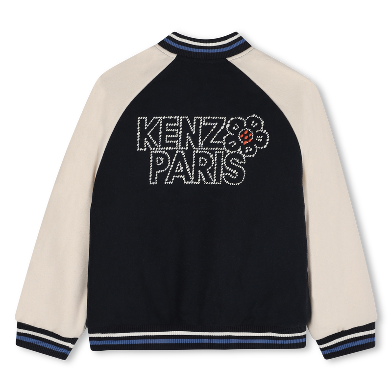 Bomber con chiusura a scatto KENZO KIDS 
                        BAMBINA