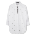 Abito camicia a maniche lunghe KARL LAGERFELD KIDS 
                    BAMBINA