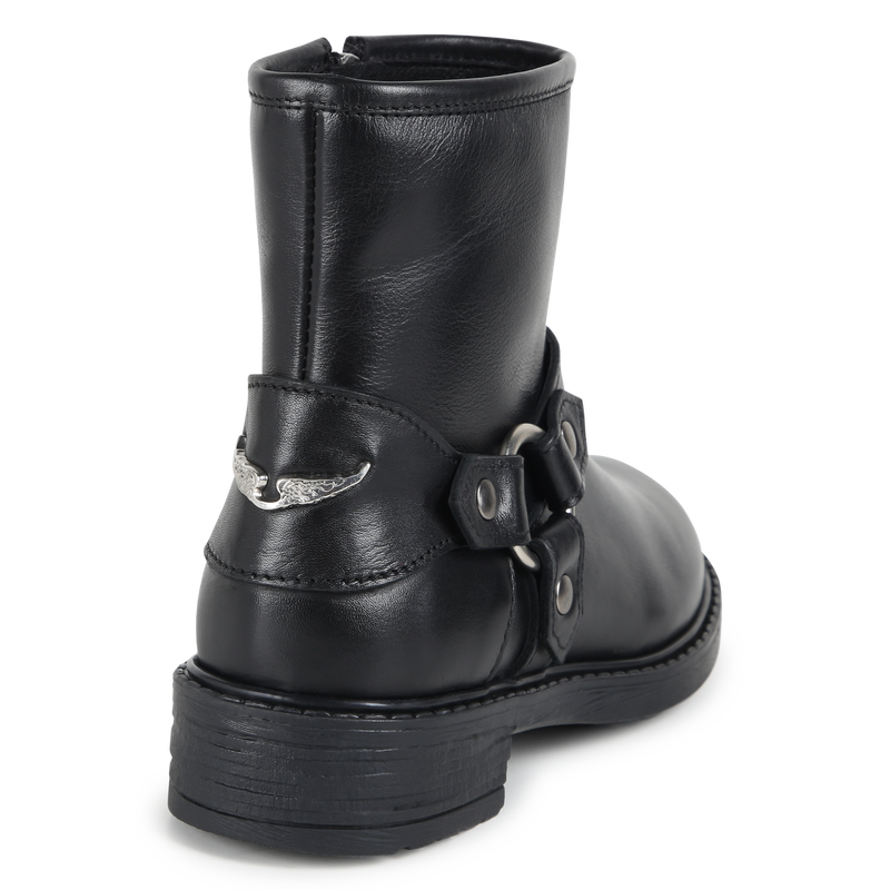 Stivaletti di pelle con zip ZADIG & VOLTAIRE 
                        BAMBINA