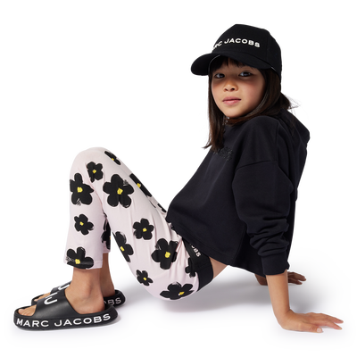 Legging con stampa Margherite MARC JACOBS BAMBINA