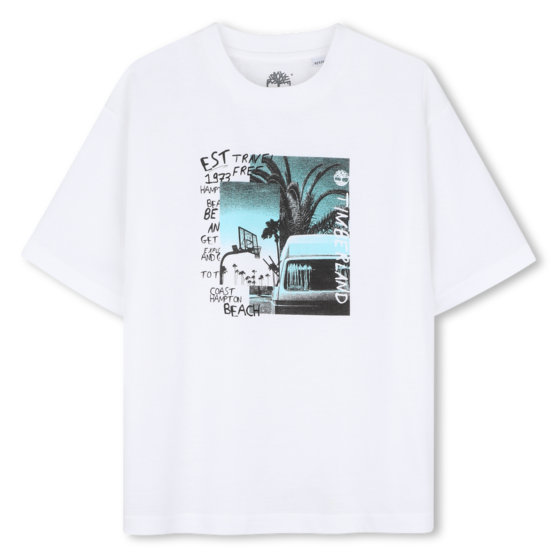 T-SHIRT A MANICHE CORTE TIMBERLAND 
                        RAGAZZO