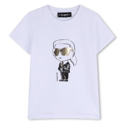 T-SHIRT MANICA CORTA KARL LAGERFELD KIDS BAMBINA