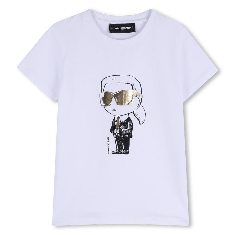 T-SHIRT MANICA CORTA KARL LAGERFELD KIDS 
                        BAMBINA