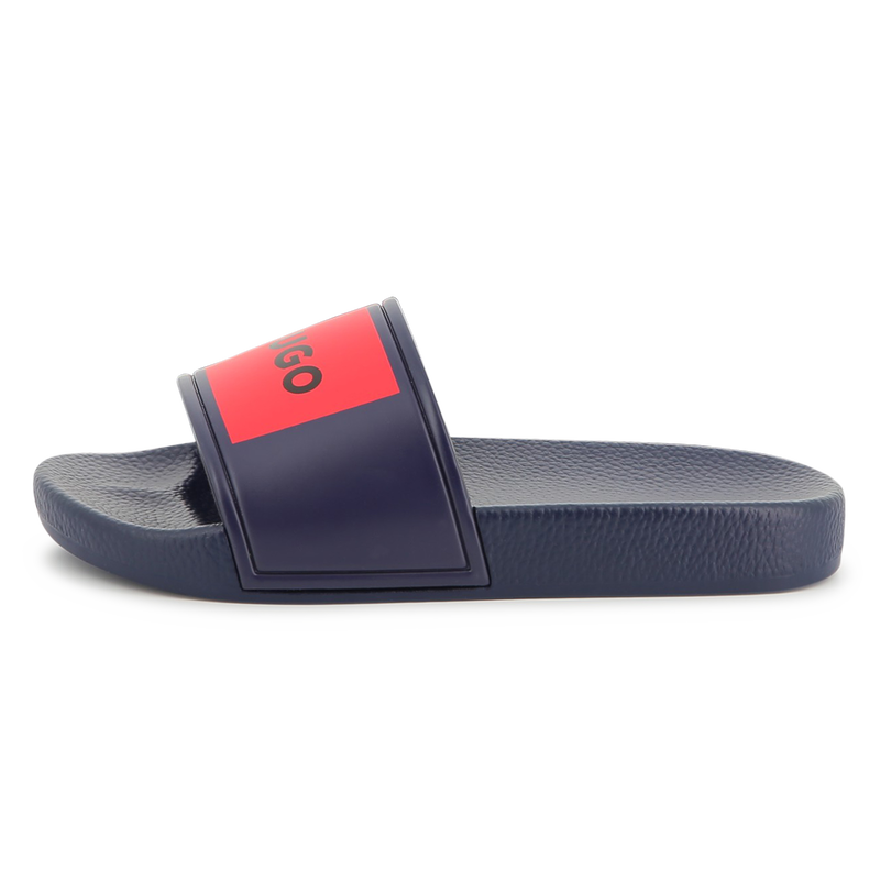 Ciabatte con patch HUGO 
                        RAGAZZO