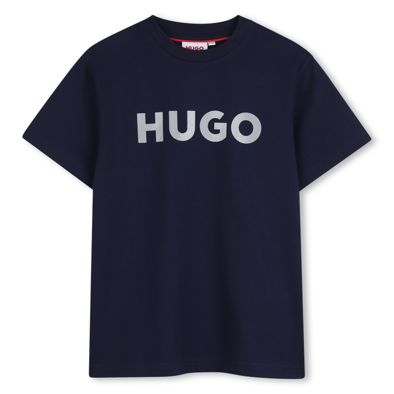 T-SHIRT A MANICHE CORTE HUGO 
                        RAGAZZO