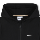 Felpa con cappuccio e zip BOSS 
                    RAGAZZO