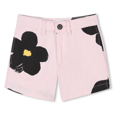 Shorts stampati in cotone MARC JACOBS BAMBINA