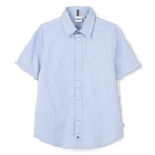 Camicia a maniche corte, BLU CIELO, hi-res