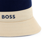 Bob reversibile in cotone BOSS 
                    RAGAZZO