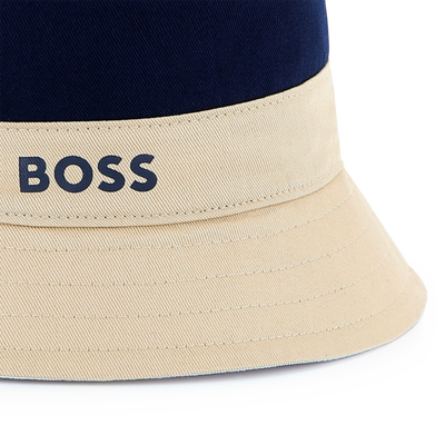 Bob reversibile in cotone BOSS RAGAZZO