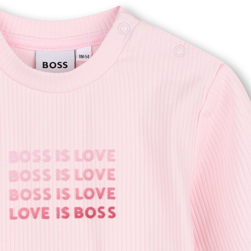 Set pantalone, cardigan e t-shirt BOSS 
                        BAMBINA