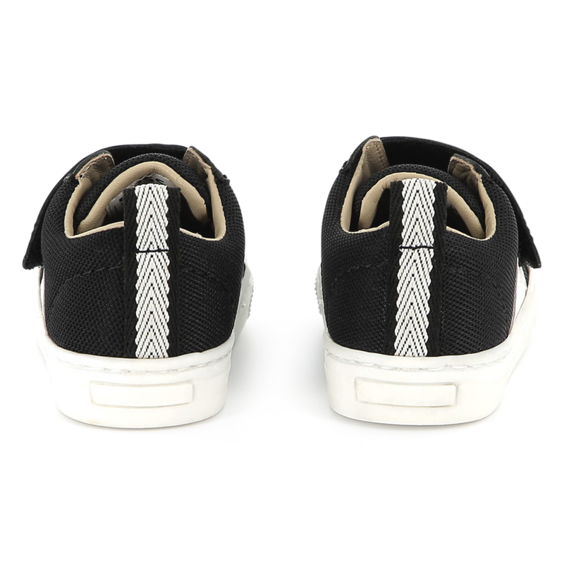 Sneakers a strappo misto pelle BOSS 
                        RAGAZZO