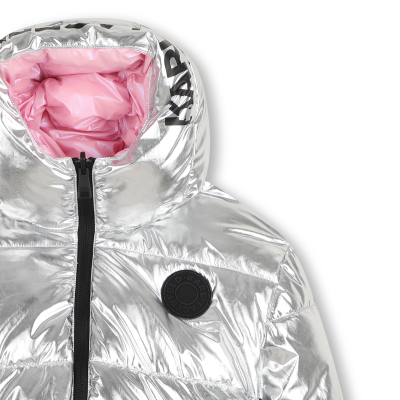Giubbotto imbottito reversibile KARL LAGERFELD KIDS 
                        BAMBINA