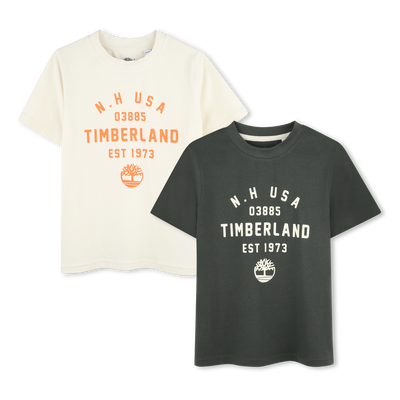 Set di 2 t-shirt con stampa TIMBERLAND RAGAZZO