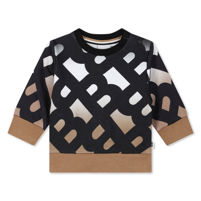 Tricolored Printed Sweatshirt BOSS RAGAZZO