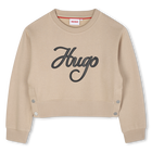 Felpa girocollo, BEIGE, hi-res