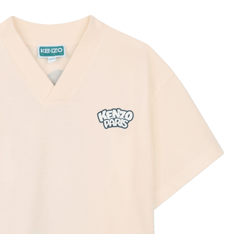 T-SHIRT A MANICHE CORTE KENZO KIDS 
                        RAGAZZO