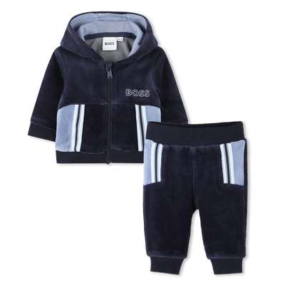 Set 2 pezzi in velluto BOSS RAGAZZO