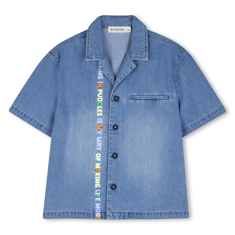 CAMICIA A MANICHE CORTE BILLIEBLUSH 
                        RAGAZZO