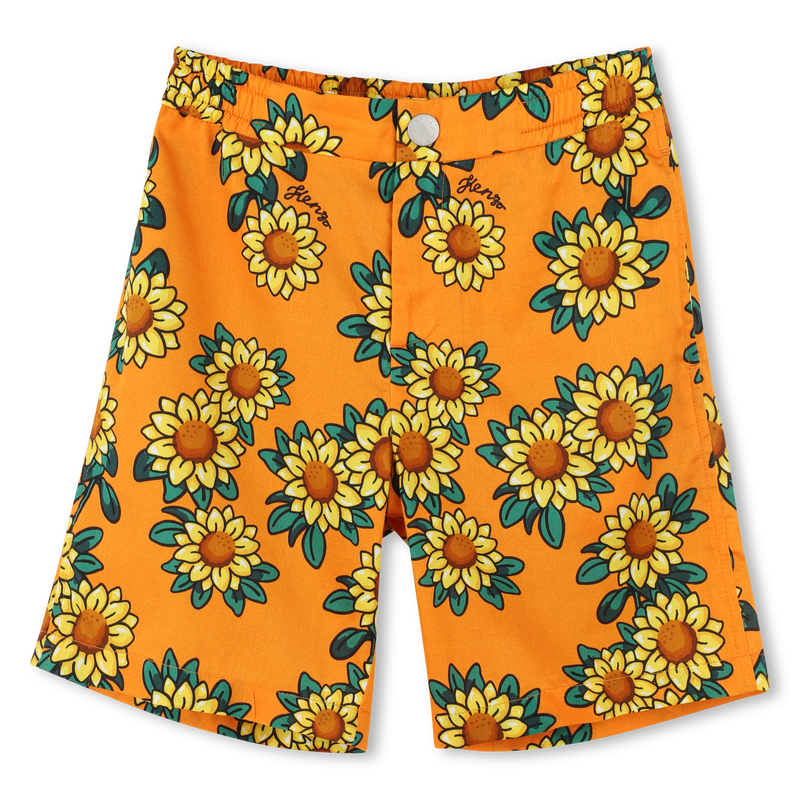 Bermuda raso di cotone stampa KENZO KIDS 
                        BAMBINO