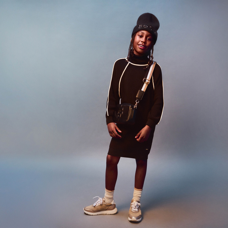 Borsa a mano in tessuto rivestito BOSS 
                        BAMBINA