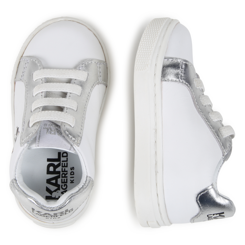Sneakers basse in pelle KARL LAGERFELD KIDS 
                        UNISEX
