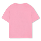 T-shirt con bottone a pressione sulla spalla KENZO KIDS 
                    BAMBINA