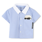 SET CAMICIA + PANTALONCINI KARL LAGERFELD KIDS 
                    RAGAZZO