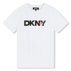 T-shirt cotone maniche corte, BIANCO, hi-res