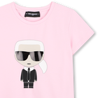 T-shirt illustrazione choupette KARL LAGERFELD KIDS 
                    BAMBINA