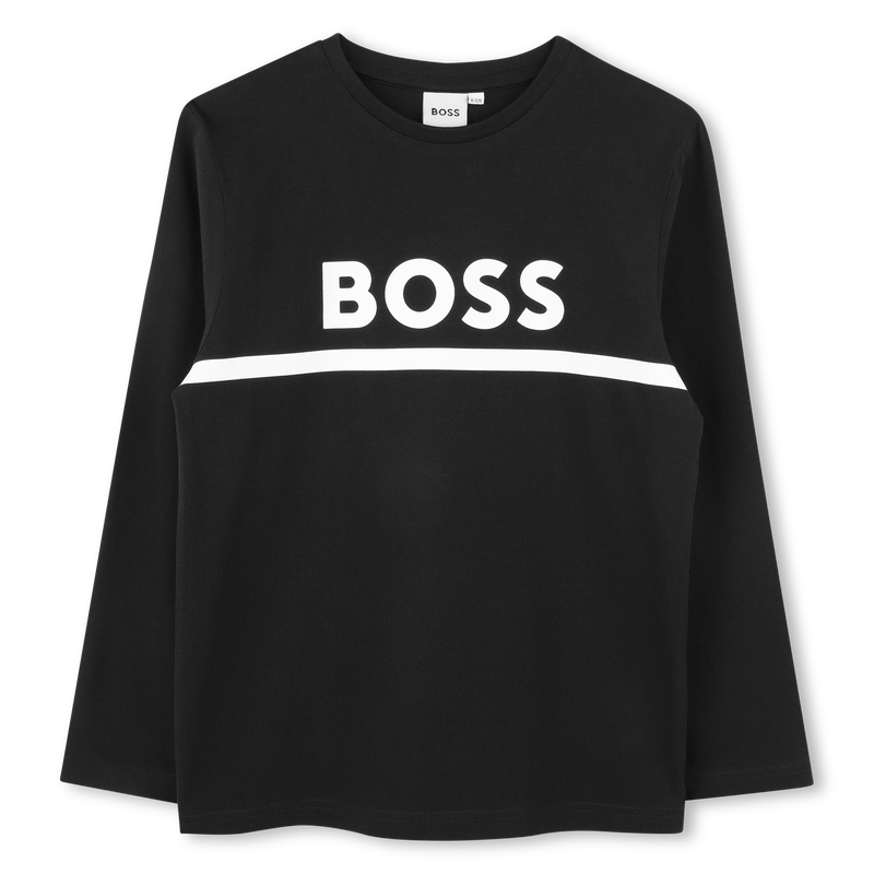 T-SHIRT A MANICHE LUNGHE BOSS 
                        RAGAZZO