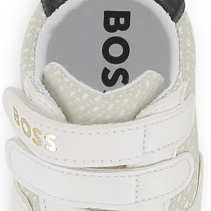 PANTOFOLE IN PELLE DI PECORA BOSS 
                        RAGAZZO