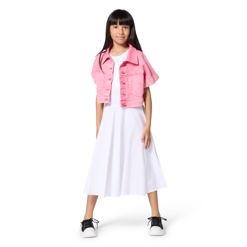 GIACCHE 2 IN 1 CON MANICHE RIMOVIBILI DKNY 
                        BAMBINA