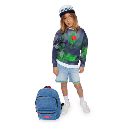 Cappellino con stampa HUGO RAGAZZO