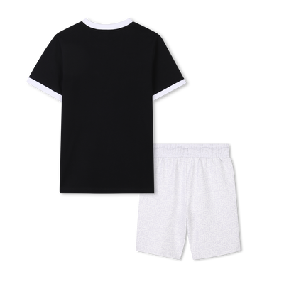 Completo t-shirt e bermuda DKNY RAGAZZO