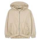 Cardigan con cappuccio, SABBIA, hi-res
