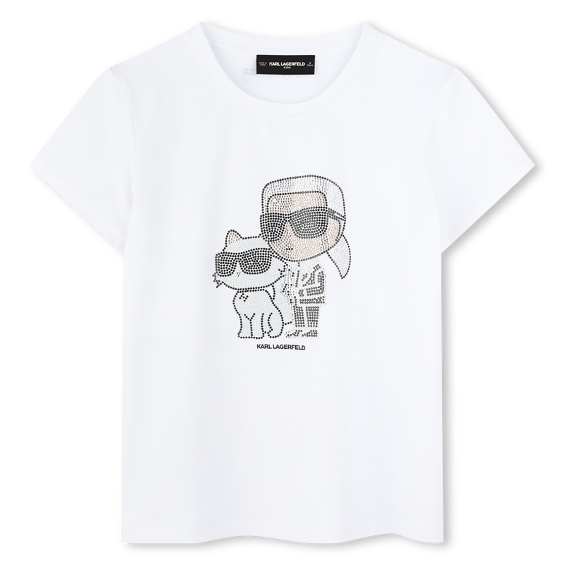 TEE SHIRT KARL LAGERFELD KIDS 
                        BAMBINA
