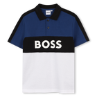 POLO MANICHE CORTE BOSS 
                    BAMBINO