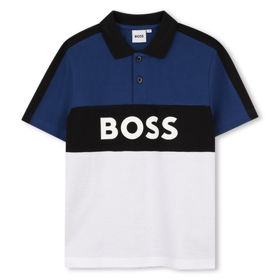 POLO MANICHE CORTE BOSS BAMBINO