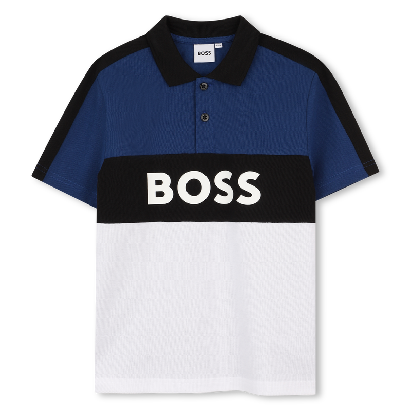 POLO MANICHE CORTE BOSS 
                        BAMBINO