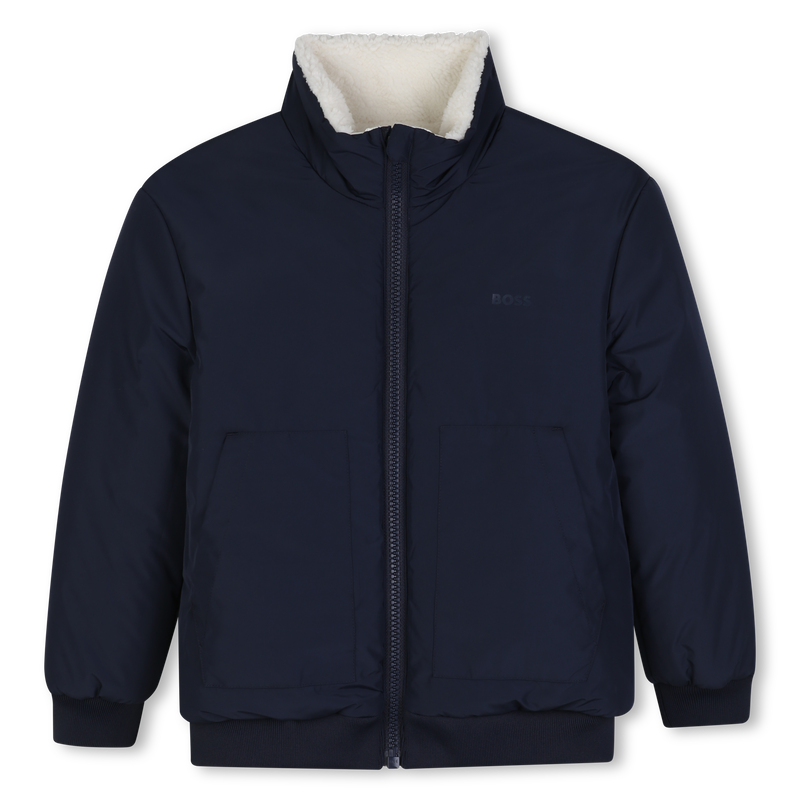 Giubbotto imbottito reversibile BOSS 
                        RAGAZZO