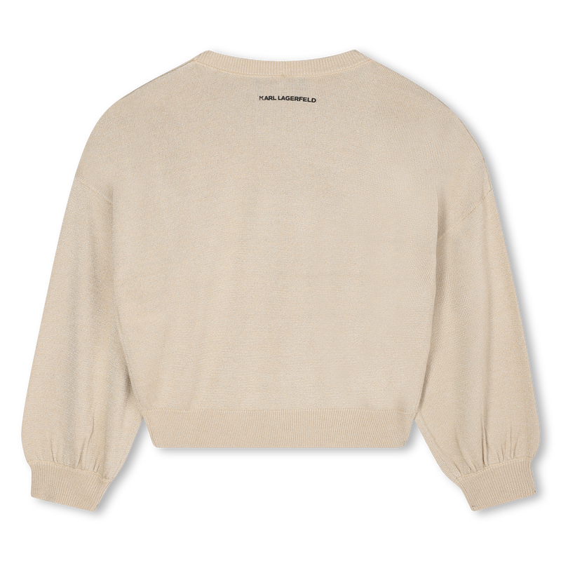 Maglione lavorato a maglia KARL LAGERFELD KIDS 
                        BAMBINA