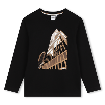 T-shirt a maniche lunghe BOSS RAGAZZO