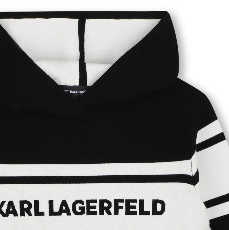 Felpa con cappuccio KARL LAGERFELD KIDS 
                        RAGAZZO
