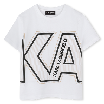 T-shirt a maniche corte KARL LAGERFELD KIDS RAGAZZO