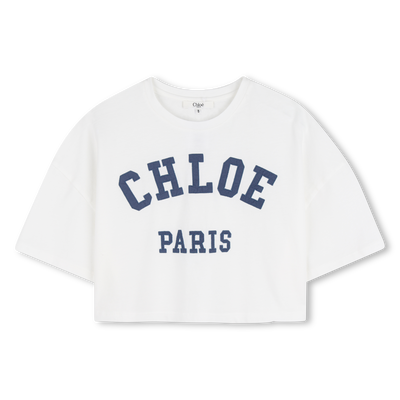 T-SHIRT A MANICHE CORTE CHLOE BAMBINA