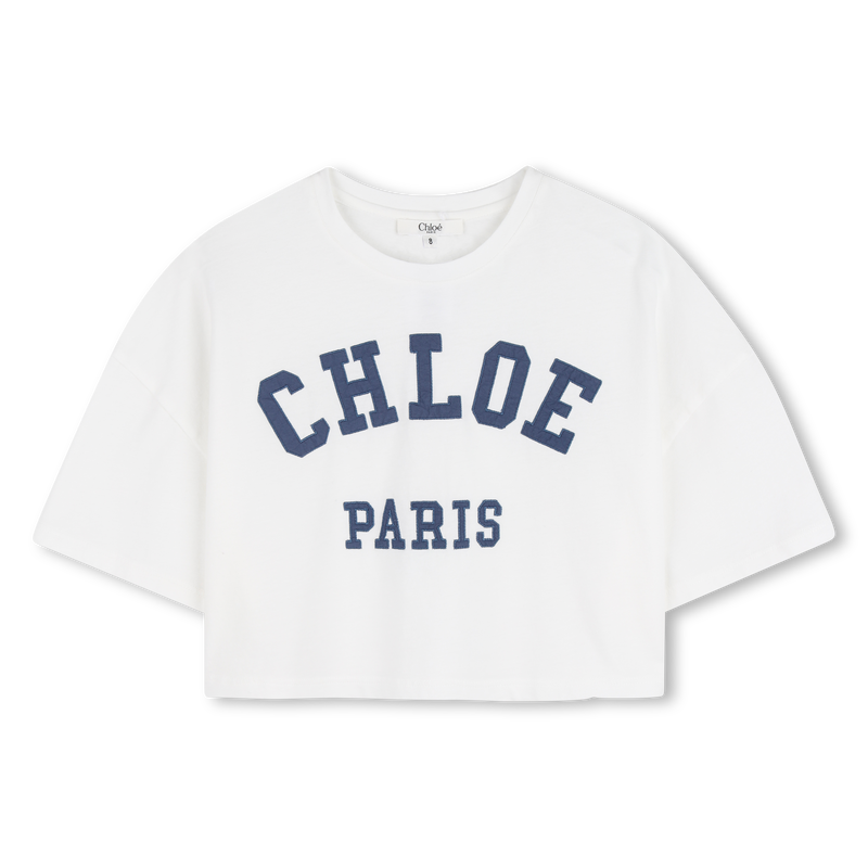 T-SHIRT A MANICHE CORTE CHLOE 
                        BAMBINA