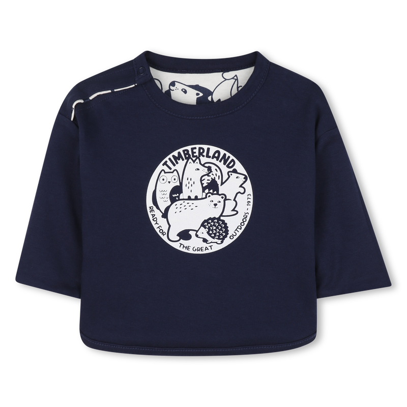 T-shirt e pantaloni con bottoni a pressione TIMBERLAND 
                        RAGAZZO