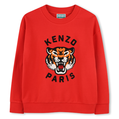 Felpa Tigre ricamata KENZO KIDS RAGAZZO